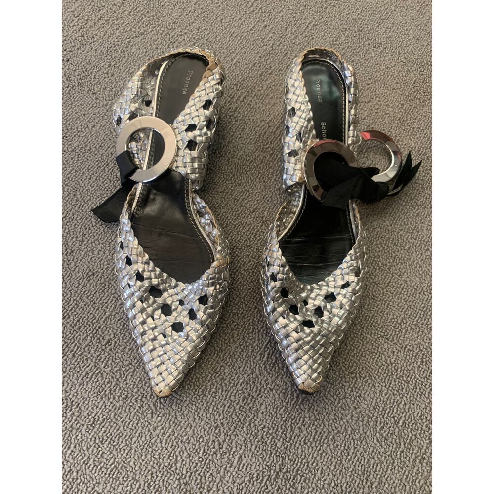 PROENZA SCHOULER Women 40.5‎ Silver Heel Shoes